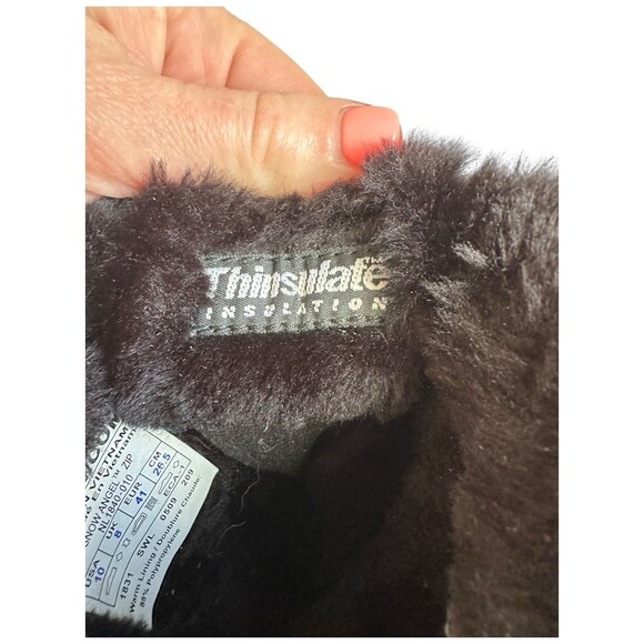 Sorel Snow Angel Winter Boots Womens 10 Black Waterproof Faux Fur Lined - Picture 5 of 16